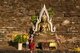 Thailand: Buddha image at the base of Chedi Plong, Wat Chiang Chom (Wat Chedi Plong), Chiang Mai